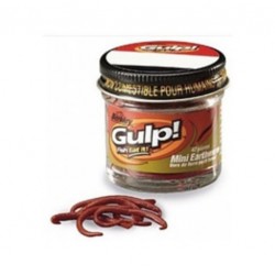 Силикон Berkley GMEW-RDW GULP! Mini Earthworms 2.5cm Червь красный