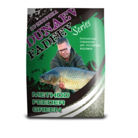 Прикормка «DUNAEV-FADEEV» 1кг Feeder Method Green
