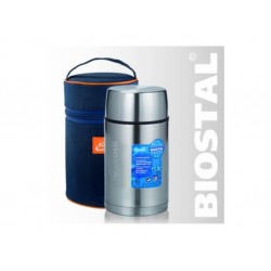 Термос Biostal "Авто" NRP-800 0,8л (широкое горло,суповой, с термочехлом)