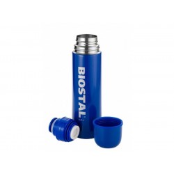 Термос Biostal NВ-1000 С 1,0л (узкое горло, кнопка) Синий