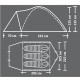 Палатка туристическая Campack Tent Alpine Expedition 3, автомат